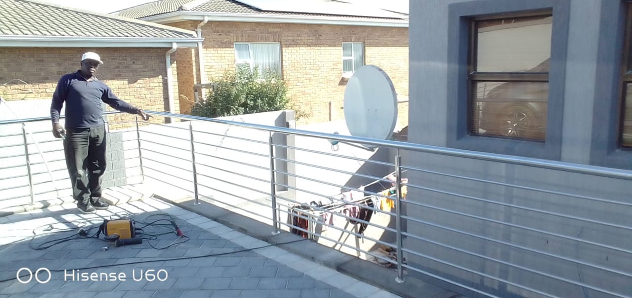 On-site welding work